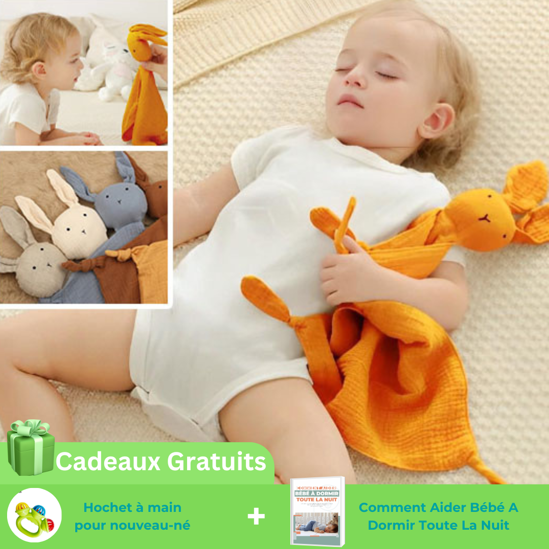 MoussieCuddle™ | Doudou en mousseline