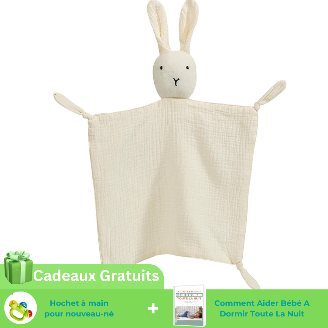 MoussieCuddle™ | Doudou en mousseline