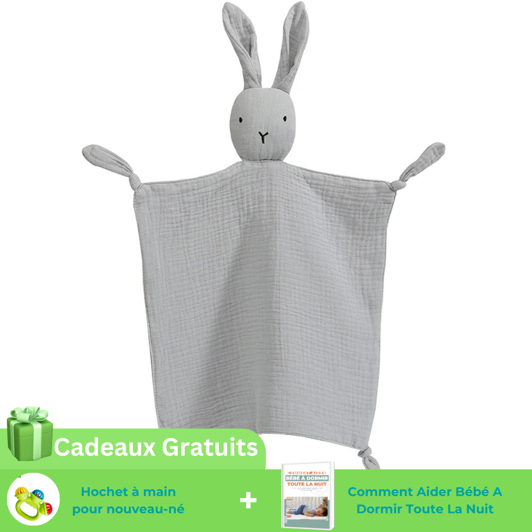 MoussieCuddle™ | Doudou en mousseline