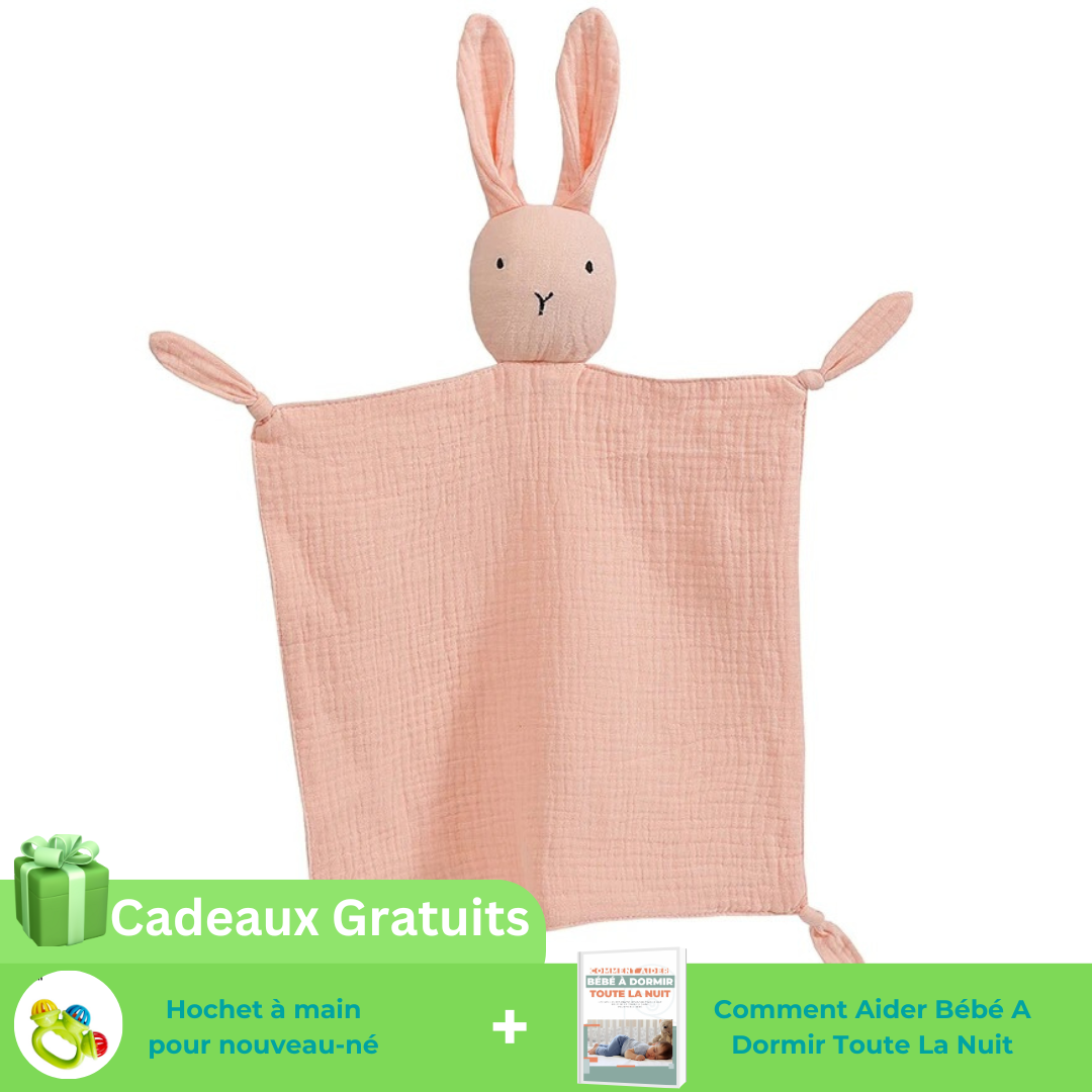 MoussieCuddle™ | Doudou en mousseline