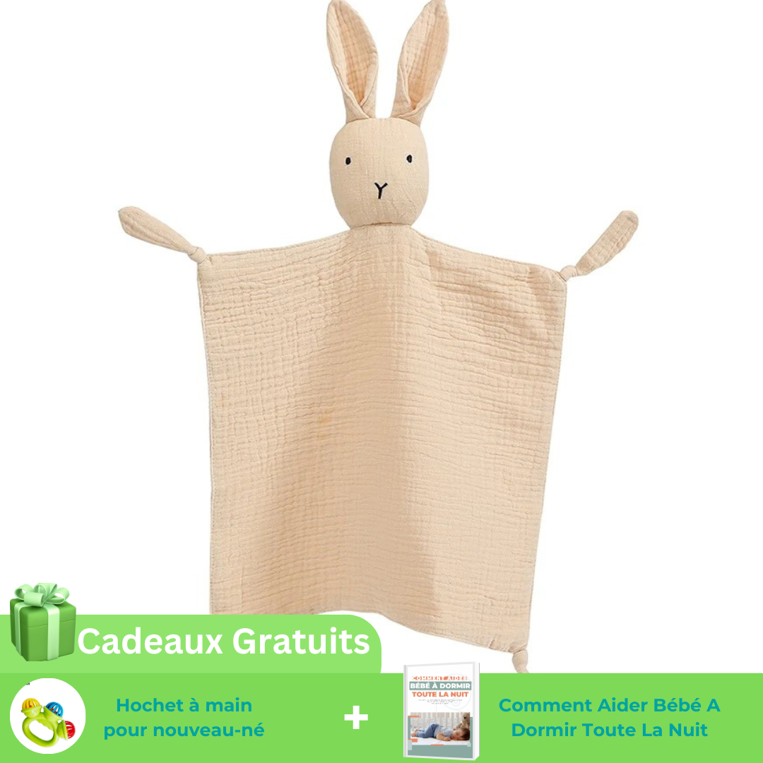 MoussieCuddle™ | Doudou en mousseline