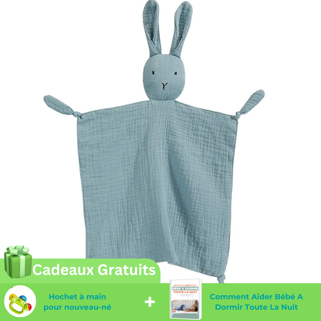 MoussieCuddle™ | Doudou en mousseline