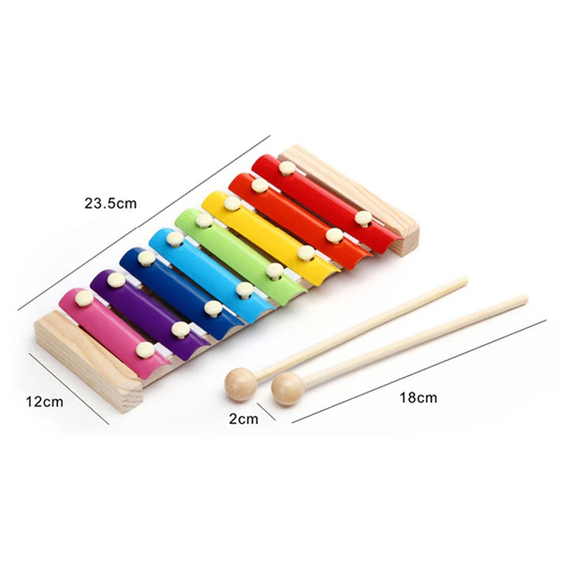 Jouets Bébé - Hochets en Bois Montessori