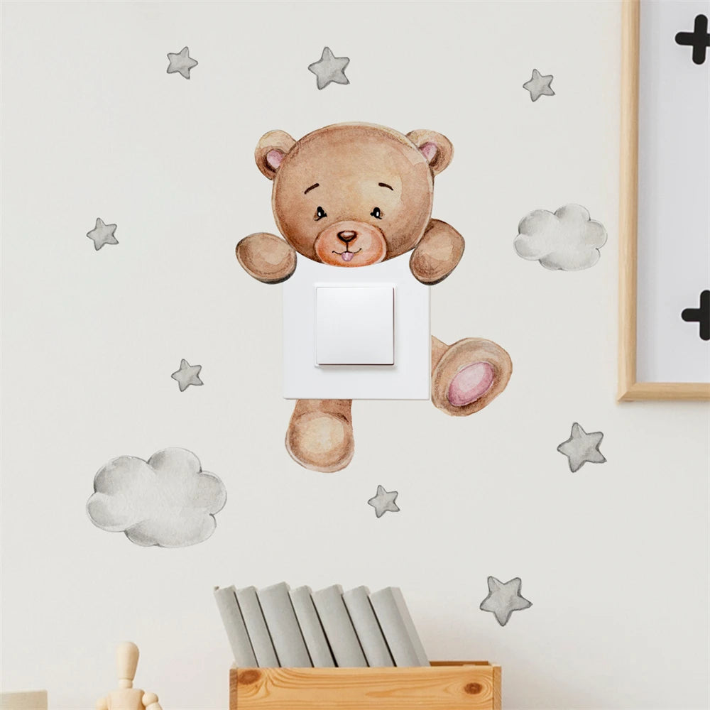 Stickybear™ - Sticker ourson décoratif | Chambre d'enfants