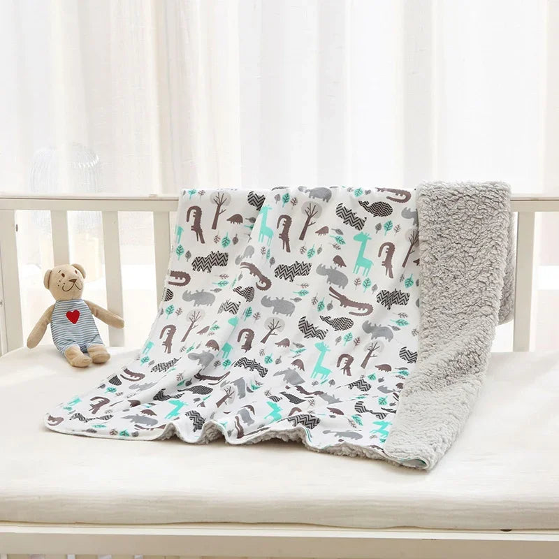 Serviette de Bain Bébé- Couverture Double Couche