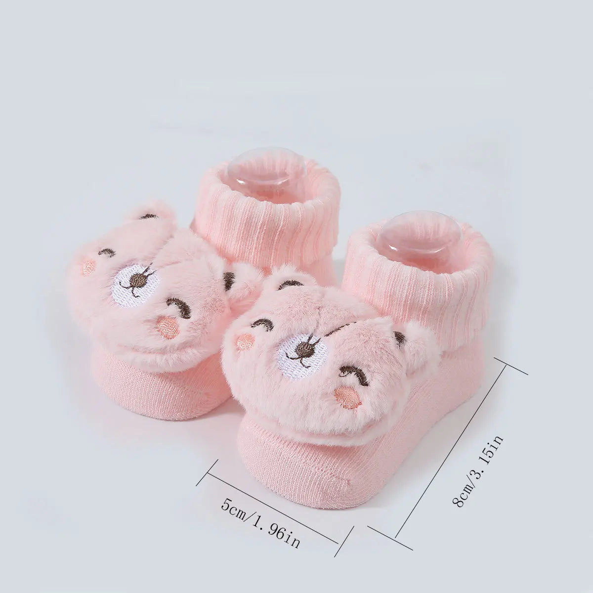 Chaussettes Bébé 3D en Coton Doux