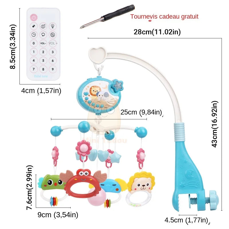 Mobile Musical Berceau Bébé |  MeloCradle™