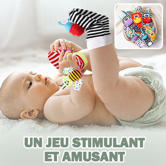 Chaussettes Hochet Bébé-Poignet de Pied