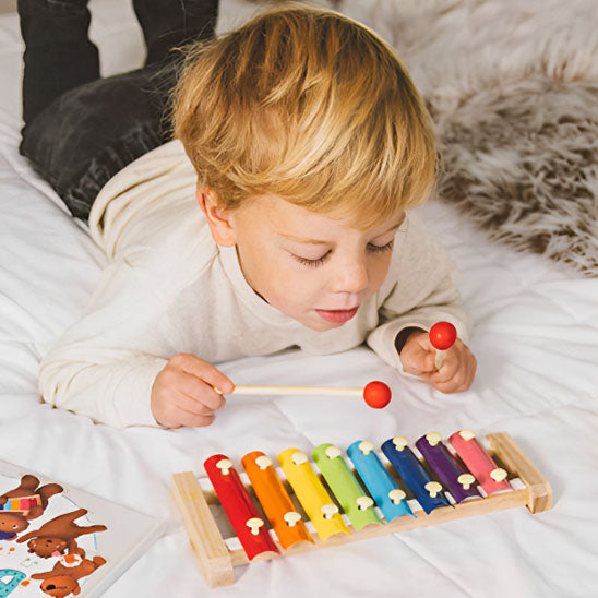 Jouets Bébé - Hochets en Bois Montessori