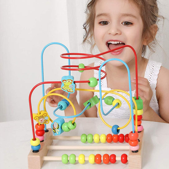 Jouets Bébé - Hochets en Bois Montessori