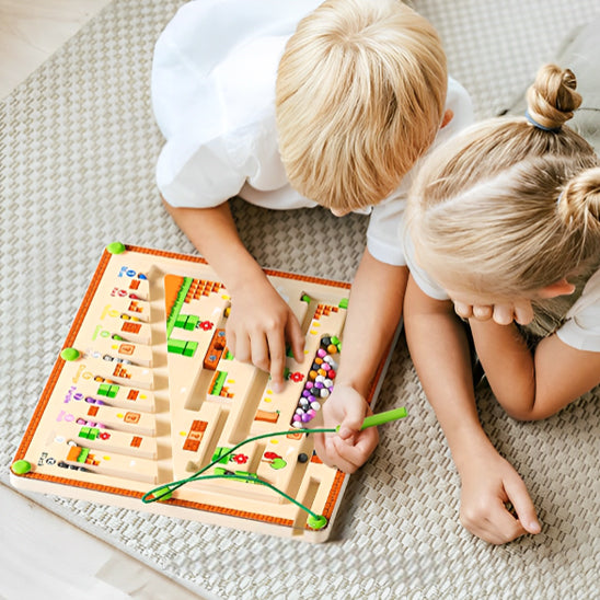 Jeux pour enfant - Labyrinthe magnétique en bois