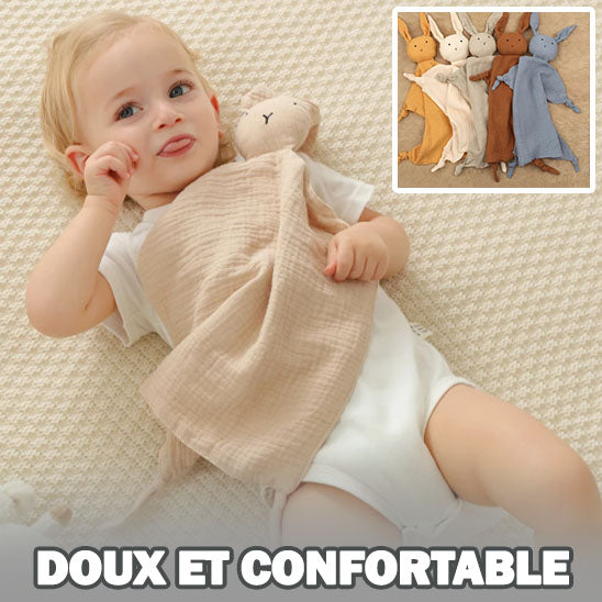 MoussieCuddle™ | Doudou en mousseline