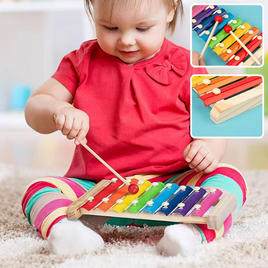 Jouets Bébé - Hochets en Bois Montessori